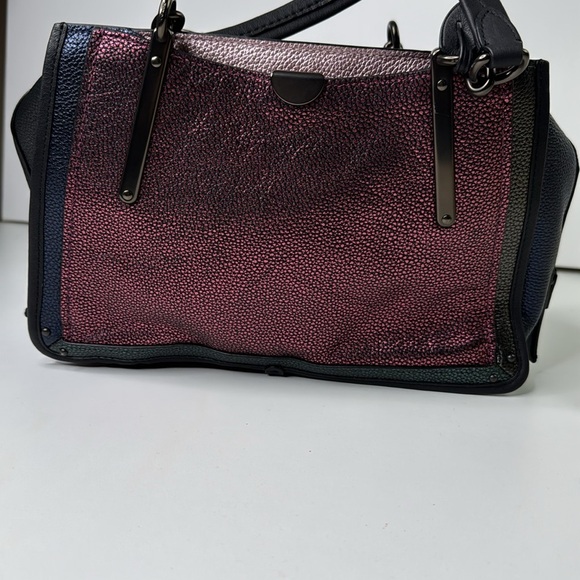 Coach Metallic Dreamer Colourblock Satchel Handbag - Picture 11 of 16